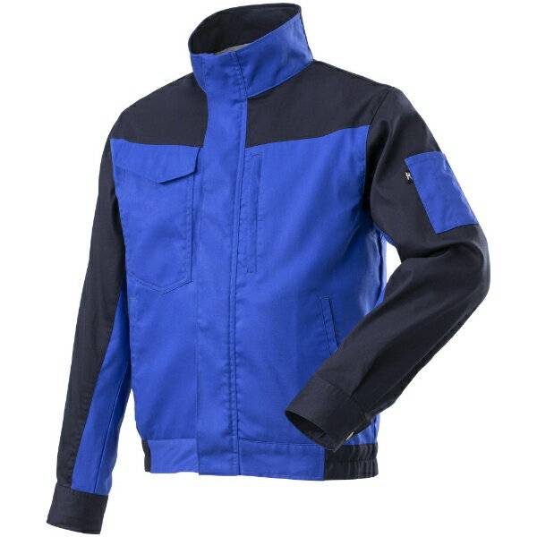 mizuno｜ミズノ ワークジャケット（綿100%・通年向け） [ユニセックス] XL 87：ネイビー×ブルー F2JEA18187