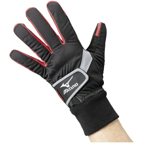 mizuno｜ミズノ ワークグラブ ブレスサーモ・防風タイプ [ユニセックス] LL 09：ブラック F3JGS90109