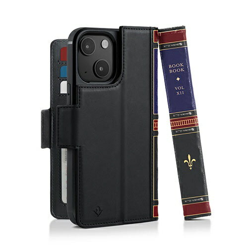 Twelve South｜トゥエルヴ・サウス BookBook for iPhone 15 Plus - Black TWS-PH-000097