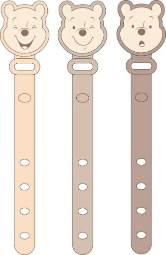 グルマンディーズ|gourmandise ケーブルバンド 3Pセット くまのプーさん くまのプーさん DNG-191PO グルマンディーズ|gourmandise ケーブルバンド 3Pセット くまのプーさん くまのプーさん DNG-191PO