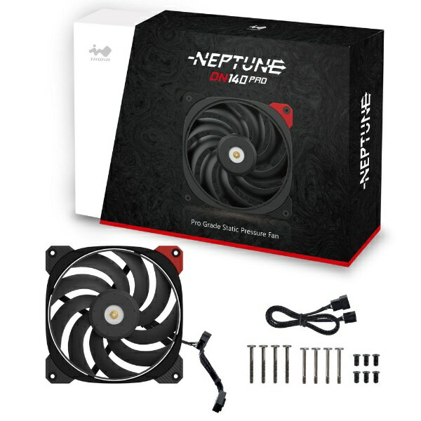 INWIN｜インウィン ケースファン [140mm /1800RPM] Neptune DN140 PRO ブラック IW-FN-DN140PRO-1PK