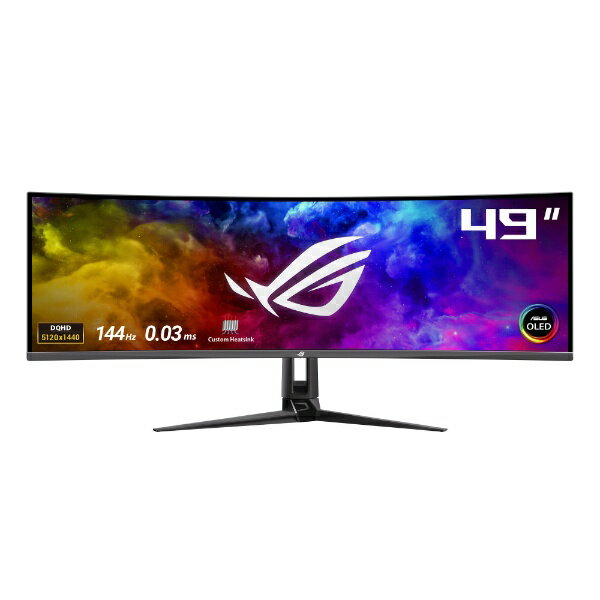 ASUS｜エイスース USB-C接続 ゲーミングモニター ROG Swift OLED PG49WCD [49型 /Dual QHD(5120×1440） /ワイド /曲面型 /144Hz]