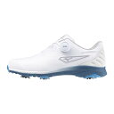 mizuno|ミズノ 27.0cm メンズ ゴルフシューズ ネクスライト UW ボア NEXLITE UW BOA ウィズ:F相当(ホワイト×ブルー) 51GQ...