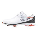 mizuno|ミズノ 27.0cm メンズ ゴルフシューズ ネクスライト UW ボア NEXLITE UW BOA ウィズ:F相当(ホワイト×ブラック) 51G...