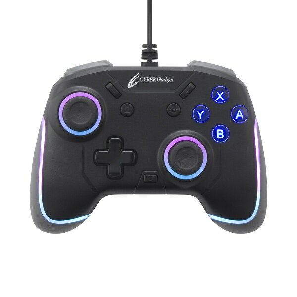 サイバーガジェット|CYBER Gadget CYBER・ゲーミングコントローラー ミニ HG有線タイプ ブラック CY-WPCGCMWD-BK【Switch/PC】