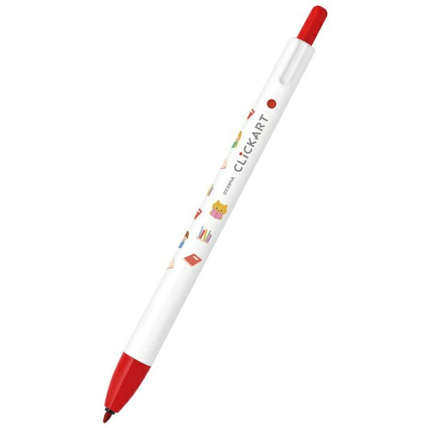 ゼブラ｜ZEBRA 【数量限定】水性マーカー 絵本シリーズ CLICKART(クリッカート) 赤 WYSS22-EH-R