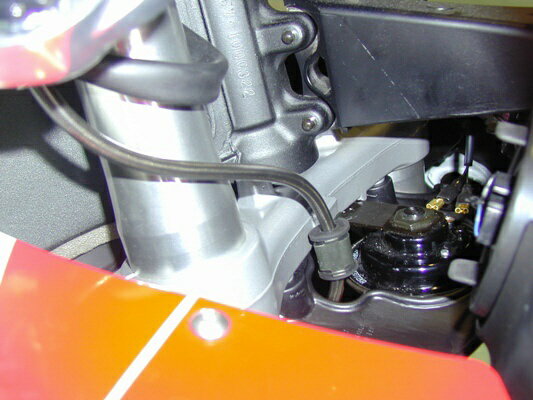 スウェッジラインプロ｜SWAGE-LINE PRO Fホース/バイピース R＆B クリアコート CBR1000RR 04-05 SAP143FB