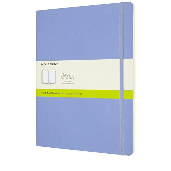 MOLESKINE｜モレスキン ノートブック ソフトカバー XL 無地 クラシック ハイドレイジブルー QP623B42