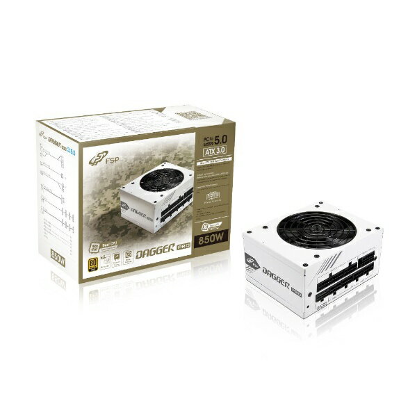 FSP PC電源 DAGGER PRO ATX3.0(PCIe5.0) 850W White ホワイト SDA2-850 Gen5.W 850W /ATX／SFX /Gold