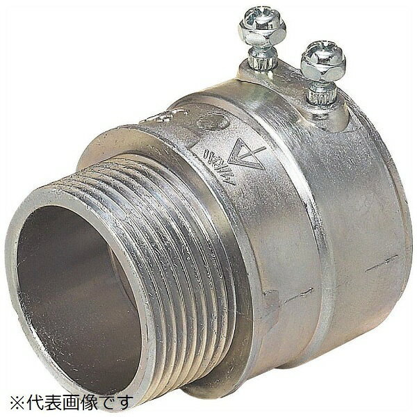 ●入数（個）： 1●仕様： 防水タイプ●ゴム製パッキン付●適合管サイズ（厚鋼電線管）： 36●適合ねじ： G1 1/4●サイズ（φd/L）： 42.6/57●厚鋼電線管（ねじ無・ねじ付）のコネクタです。●CD管・PF管・ミラレックス（F）のコネクタ、コンビネーションカップリングの異種管相互の接続に使用します。