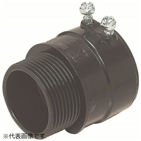 ●入数（個）： 1●仕様： ライニング鋼管用●ゴム製パッキン付●適合管サイズ： ライニング鋼管/42、鋼管（SGP）/40A●適合ねじ： G1 1/2●サイズ（φd/L）： 49.8/66●厚鋼電線管（ねじ無・ねじ付）のコネクタです。●CD管・PF管・ミラレックス（F）のコネクタ、コンビネーションカップリングの異種管相互の接続に使用します。