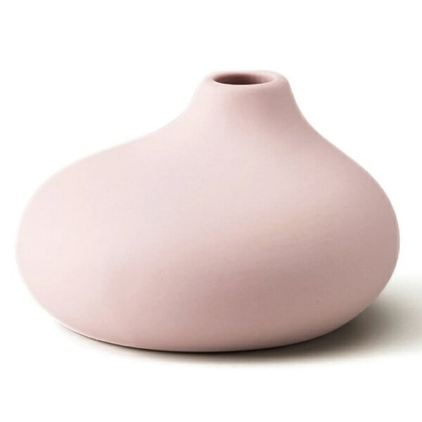 丸利玉樹利喜蔵商店 アヤ フラワーベース フラット 花瓶 ピンク T-956571