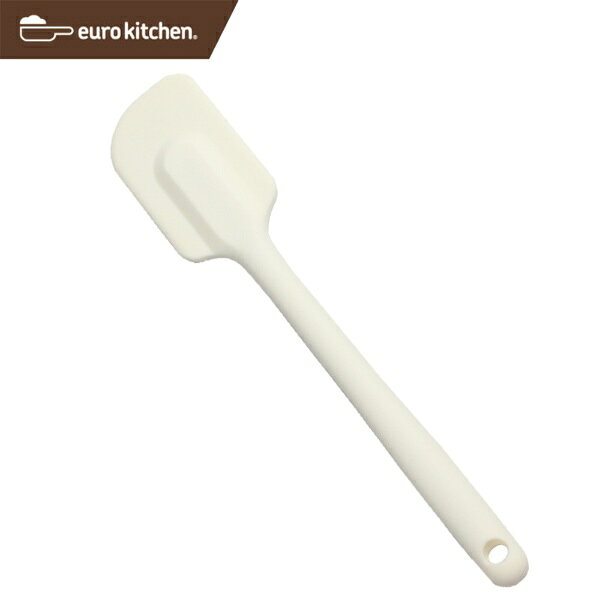 ユーロキッチン｜eurokitchen ユーロキッチン 一体型ホールシリコンスパチュラ 中 白