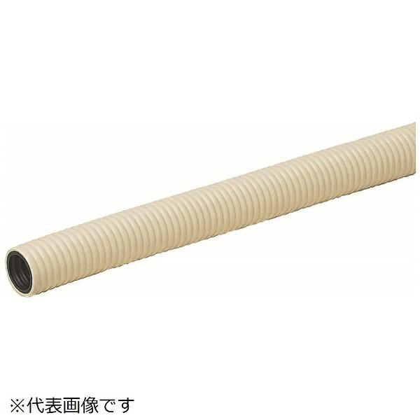 ●入数（巻）： 1●色： ベージュ●外径（φDmm）： φ30.5●近似内径（φdmm）： φ22●長さ把（m）： 50●重量把（kg）： 12.9●適合付属品タイプ： ワンタッチ型、防水型、ビス型●耐候性に優れた二層管です。●黒色は更に耐候性に優れ、太陽光発電の屋外配線に最適です。
