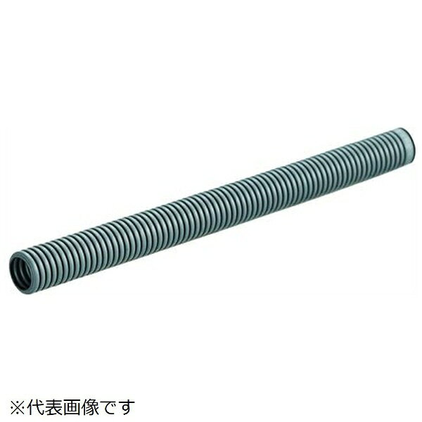 ●入数（巻）： 1●長さ（m）： 30●色： グレー●外径（mm）： φ36.5●近似内径（mm）： φ28●重量（kg）： 約5.3●適合付属品タイプ： Gタイプ、ワンタッチ型、ビス型、クイックタイプ●PF単層波付管●※耐候性（紫外線）劣化が懸念される場合は、「ミラフレキ（PFD）」をお勧めします。●※管の曲げがきつい場合は、曲がりコネクタ等を使用し、管の曲げを緩和して下さい。