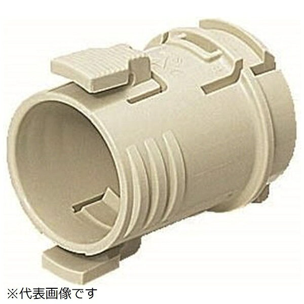 ●入数（個）: 10●色: ベージュ●適合管: PF単層波付管28●適合ノック径（mm）: φ34●電線管の呼び: 22（25）●適合ボックス（未来工業社製）: 樹脂製（肉厚3.5〜4mm）、鉄製ボックス（肉厚1.6mm）●クイックタイプ●PF管用●未来工業社ボックスをワンタッチで取り付けられます。●塗代カバーを取り付けたボックスに後から取り付けられます。●防トロキャップ付ですから、トロの侵入がありません。●※ケーブル工事にご使用下さい。