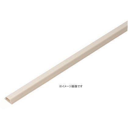 ●入数（本）： 10●色： ミルキーホワイト●規格： 3号●全長（m）： 1●適合ケーブル： φ8.5以下の通信線・ケーブル、VVF（1.6X3C・2.6X2C）1条、VCTF（2.0X2C・3C）1条、LANケーブル（UTP0.5X4P）2条●寸法B×b1×b2×H×h（mm）： 26.2×12.0×14.1×12.2×9.0●スマートタイプ●耐衝撃性に優れ、屋内配線の保護、特に床配線の保護に最適です。●基台には釘穴が設けてあり、釘打ちがラクにできます。●※ケーブル1種類のみの収納です。