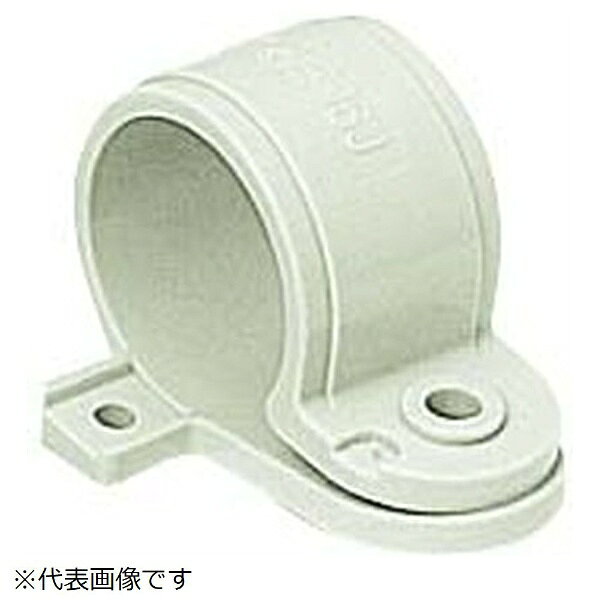 ●入数（個）： 50●色： ミルキーホワイト●適合： VE菅22・TLフレキ22●寸法φD/B/L/φd1/φd2（mm）： 26.5/20/45/4/3.5●木ネジ1本でガッチリ固定できます。●サドルの先止めもできます。