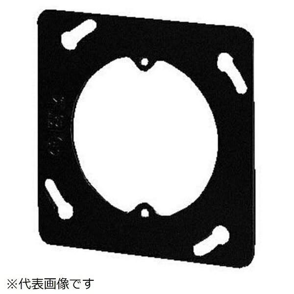 ●入数（枚）： 10●色： 黒（電着塗装）●呼び： 中形四角●種類： 丸型（丸孔カバー・平）●鉄製平塗代カバー