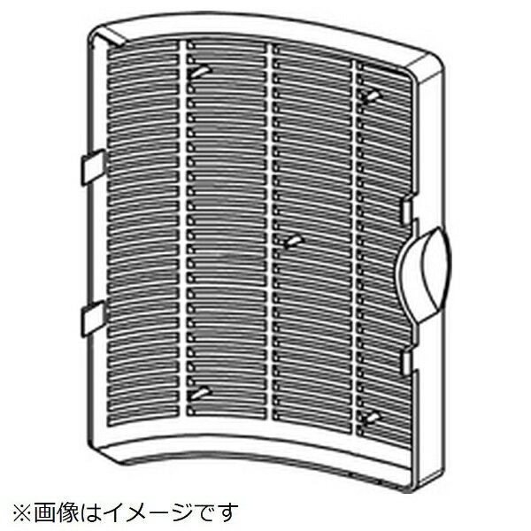 パナソニック｜Panasonic 電気ストーブ・ファンヒーター用 吸気フィルターカバー（ブラック） DS609A-X85B0