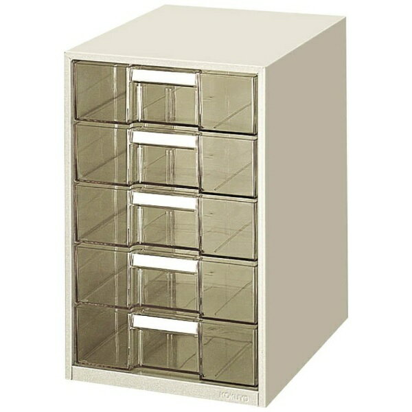 KOKUYO｜コクヨ レターケース G型深型5段 LC-G205M ライトグレー