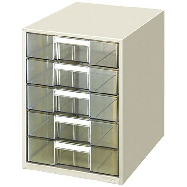 【エントリーで最大全額ポイント還元｜2/5まで】 KOKUYO｜コクヨ レターケース透明プラスチック引出し ..