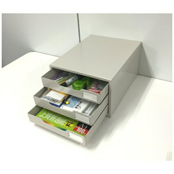 KOKUYO｜コクヨ レケ−ス　片引3段 LC-3M ライトグレー