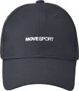 デサント|DESCENTE 男女兼用 ムーブスポーツ MOVESPORT ベーシックキャップ(フリーサイズ:57〜59cm/ブラック) DMAXJC10【返品交換不可】(4)