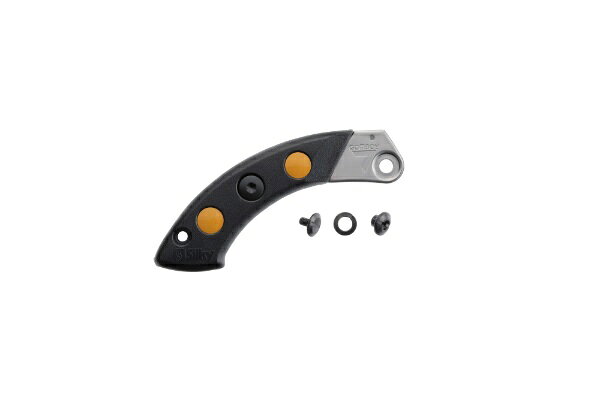 ユーエム工業製のシルキーボーイ7万能のこぎりのハンドル部品です。270mmと300mmの替刃に対応し、万能目タイプです。鞘入用ハンドルとして使用できます。