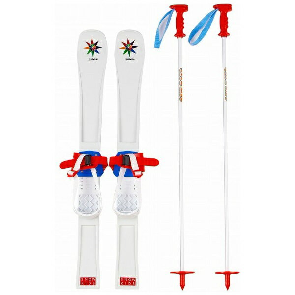 CAPTAIN STAG｜キャプテンスタッグ ジュニアプラスキー ストックセット 80cm レッド UX-1263