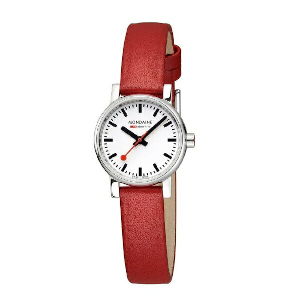MONDAINE|モンディーン エヴォ2 プチ MONDAINE ホワイト/レッドレザー MSE.26110.LCV