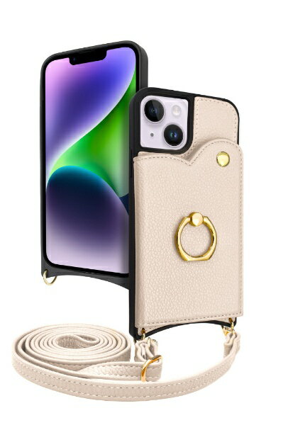 shizukawill｜シズカウィル iPhone 14 ショルダーケース アイファンデ5 フルール アッシュローズ APIP14IF53PI