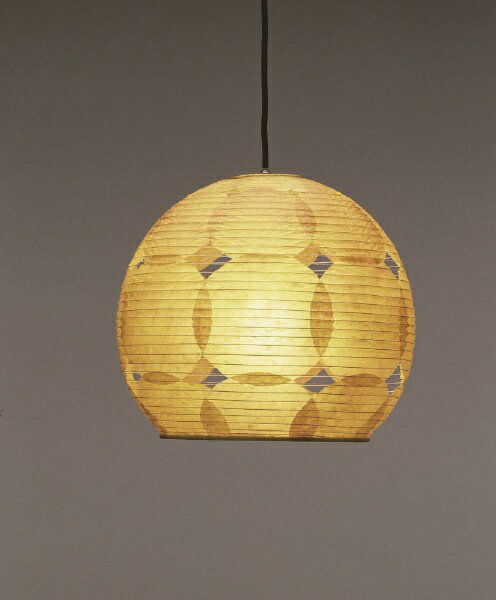 林工芸｜Hayashi Kogei 林工芸 黄色染和紙提灯 アート和紙ペンダント シリーズ パッチワーク (φ40×H35c..
