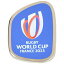 ジャスティス｜Justice RUGBY WORLD CUP FRANCE 2023 ピンバッジ(ブルー)B1015005