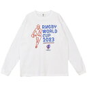 ラグビーワールドカップ2023のメビウスデザインを使用したロングスリーブTシャツ