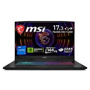 MSI｜エムエスアイ ゲーミングノートパソコン Katana 17 B13V(RTX 4050) ブラック Katana-17-B13VEK-4339JP 17.3型 /Windows11 Home /intel Core i7 /メモリ：16GB /SSD：1TB /2024年2月モデル