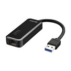 BUFFALO｜バッファロー LAN変換アダプタ [USB-A オス→メス LAN] 1Gbps対応(Mac/Windows11対応) ブラック LUA5-U3-AGTE-BK