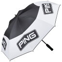 ピン｜PING UM-P2401 ツアーアンブレラ(サイズ：65cm/ホワイト×ブラック)37499-01【返品交換不可】