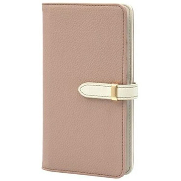 近通｜Kintsu らくらくスマートフォン me F-01L/F-42A エレガンテ 手帳型ケース ベ Elegante グレイッシュピンク BD-RSME2-04GP