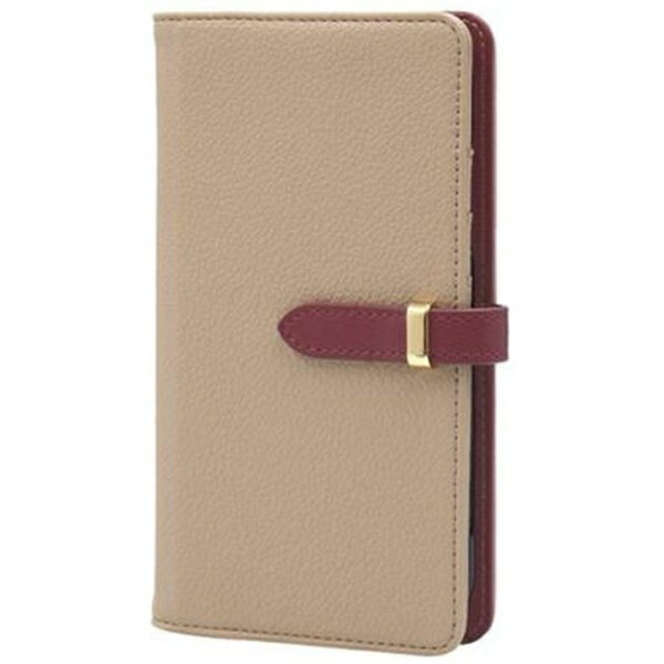 近通｜Kintsu Galaxy S22 エレガンテ 手帳型ケース ベルテッド Elegante モカベージュ BD-GAS22-01MB