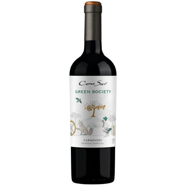 チリ｜Chile コノスル グリーンソサエティ カルメネール 750ml 【赤ワイン】 【代金引換配送不可】
