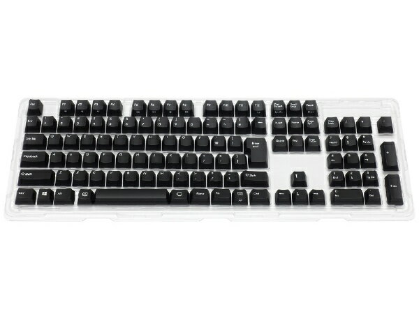 FILCO｜フィルコ 〔キーキャップ〕Majestouch3用 PBT2色成形キーキャップセット 日本語108キー かななし ブラック FKCS108NBT