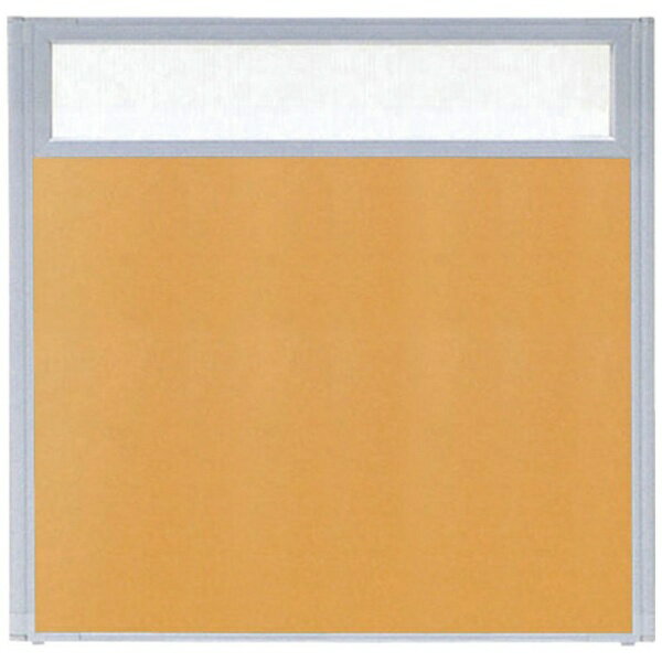 トラスコ中山｜TRUSCO NAKAYAMA ローパーティション 上部半透明 W1200×H1165 オレンジ TLP1212UOR 【メーカー直送・代金引換不可・時間指定・返品不可】