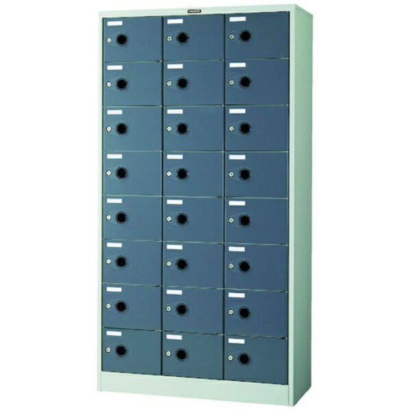 トラスコ中山｜TRUSCO NAKAYAMA TRUSCO シューズケース 24人用 900X380XH1700 鍵付 SC24PL 【メーカー直送・代金引換不可・時間指定・返品不可】