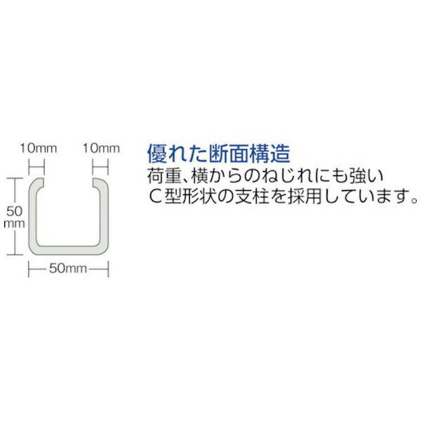 トラスコ中山|TRUSCO NAKAYAMA TRUSCO 中量ボルト式棚 R3型 W1800×D450×H1800 5段 単体 R36655 【メーカー直送・代金引換不可・時間指定・返品不可】 [3]