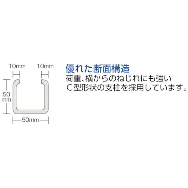 トラスコ中山|TRUSCO NAKAYAMA TRUSCO R3型中量棚 1500X450XH2100 5段 単体 R37555 【メーカー直送・代金引換不可・時間指定・返品不可】 [3]