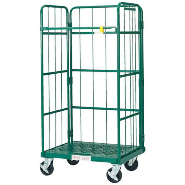 トラスコ中山｜TRUSCO NAKAYAMA TRUSCO ハイテナー省音型 1100X800X1450 旋回仕様 樹脂底板 THTXJ13C 【メーカー直送・代金引換不可・時間指定・返品不可】