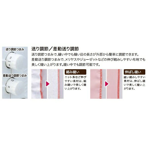 楽天ビック(ビックカメラ×楽天)のジューキ｜JUKI 1本針3本糸差動送り付き オーバーロックミシン MO-113DN [ロックミシン]｜アングル3