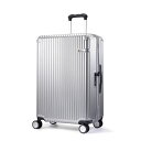 SWISS MILITARY｜スイスミリタリー SOGLIO（ソーリオ）スーツケース 71（-76）cm 83L（無料預入） SWISS MILITARY メタリックシルバー SM-I226 SILVER 