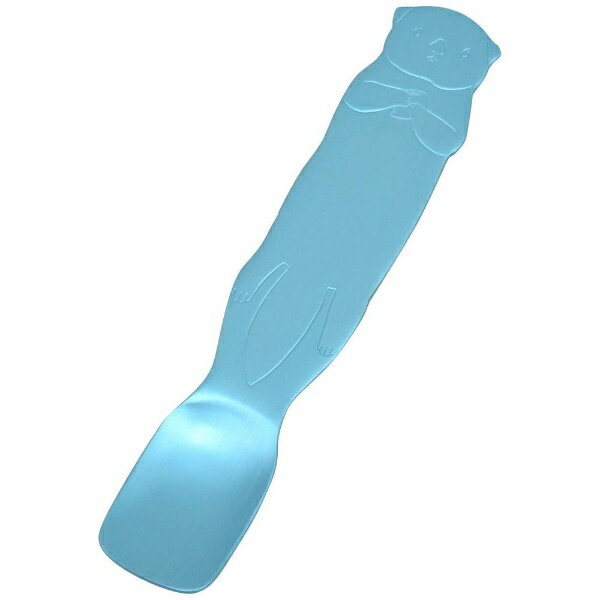 片力商事｜KATARIKI アクア アルミアイススプーン ラッコ ブルー